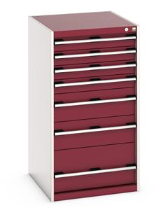 40027037.** Bott Cubio drawer cabinet with overall dimensions of 650mm wide x 750mm deep x 1200mm high...